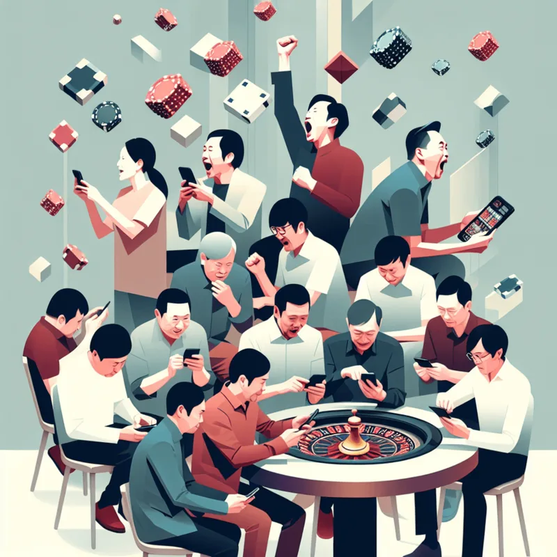 Baccarat casino table online version