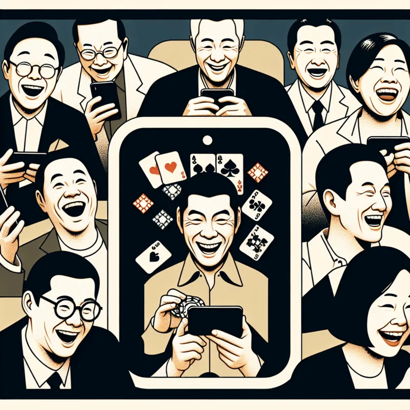 online Blackjack table with cards