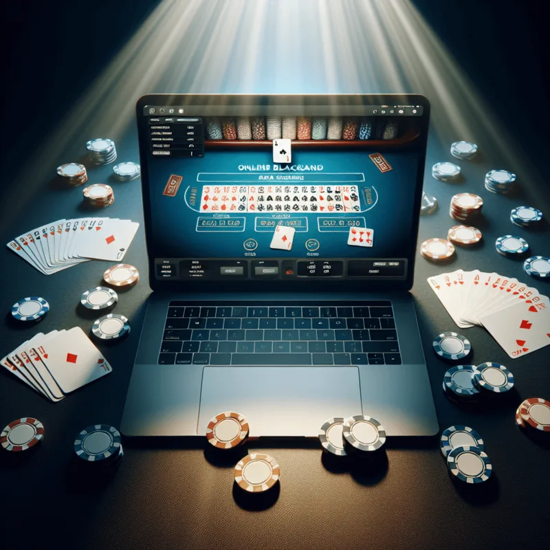 Online Blackjack table interface
