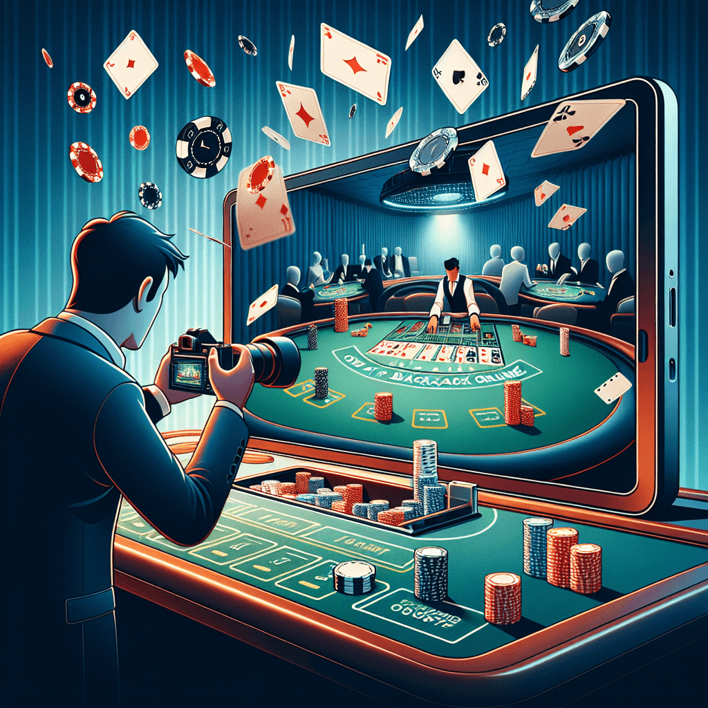 Player winning hand at Live-Blackjack online live dealer table